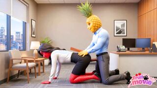 I’ve Wanted This Secretary For So Long! Hot Moranguete cheats on her boyfriend with Abacaxudo Hot Secretary Moranguete lifts her tight skirt anal