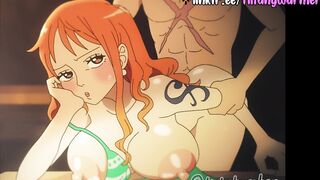 Nami Bend Over for Luffy