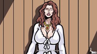 Busty Babe Meets her BBC vampire master
