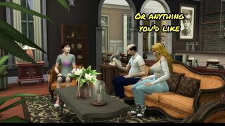 Step Mom Fucks Step Son with oblivious father