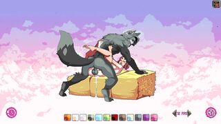 Cloud Meadow Gallery Part 2 With Many Creatures Eating This Hot Girl With Short Hair