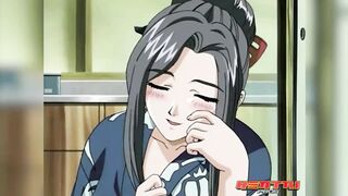 HENTAI PROS - Musashi Sasaki Returns Home & Ends Up Having Sex With Not 1 But 4 Women He Just Met