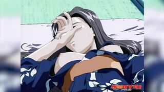 HENTAI PROS - Musashi Sasaki Returns Home & Ends Up Having Sex With Not 1 But 4 Women He Just Met