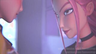 Breaking In Zoey (K-Pop Lesbian Animation)