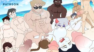 The Nude Beach - KNSFW (Part 3) - Hagen Toons
