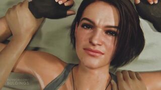 Jill Valentine anal and creampie - Resident Evil