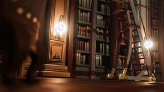 Tracer gets banged in library