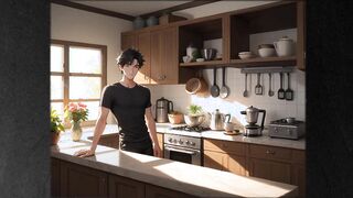 Step Sister Seduces Step Brother in the Kitchen (Voiceover Visual Novel)