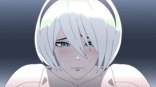 Hentai Itadori Yuji and bitch Kugisaki Nobara from anime Jujutsu Kaisen fuck hard instead of work. Plus the YoRHa 2B bonus.