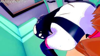 Ochako Uraraka Takes Deku's Virginity and Continues to Fuck - My Hero Academia Hentai 3d Compilation