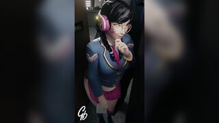 How School Girl D.va Gets Her Black Teacher To Give Her An A+