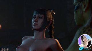 Baldur's Gate 3 - Shadowheart and Lae'zel Sex Scene