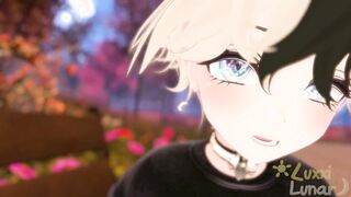 POV Park date with horny femboy gets risky