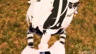 POV Park date with horny femboy gets risky