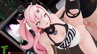 Nicole Glitch in Desire - Zenless Zone Zero - NSFW Animation
