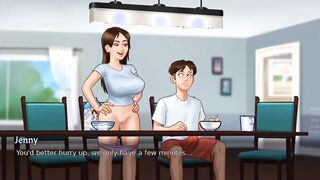 Step Mom Turned Around…And Froze (18+) - New Story Scene - Summertime Saga
