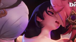 Yae Miko Genshin Impact Animation Compilation 3D Hentai Sex