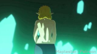 Zelda’s bath time has a….surprise visitor?