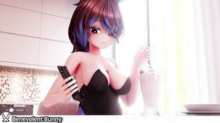Rooks Milk Shake part 1 (Giantess growth animation)