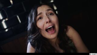 Leana Lovings Monster Fucked - Cute Nerdy Girl Gets Her Pussy Wrecked by Toilet Hentai Anime Monster