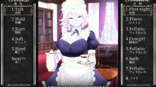 【動画エロゲー オツトメ咲夜さん実況(体験版)】東方の十六夜咲夜にフェラしてもらったり中出しセックスしたり。(東方Live2D同人エロゲー Izayoi Sakuya Hentai game)
