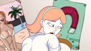 Rick and Morthy - Jessica with a big ass fucks with Morthy in her room (cartoon porn)