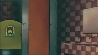 Cutie with Big Tits Likes Doggystyle Fucking in the Bathroom