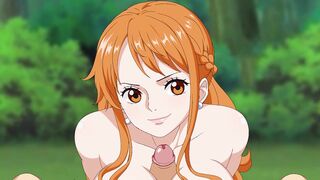 Luffy fucks Nami One Piece anime hentai cartoon uncencored big tits Naruto Sakura big ass asian teen