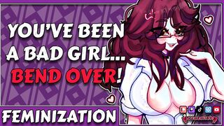 ASMR | Turned into a Girl by Your Teacher | Feminization Hentai Audio Roleplay