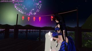 Starting 2021 with a Bang! [Intense moaning, VRchat erp, POV, 3D Hentai, Nudity, Futa]