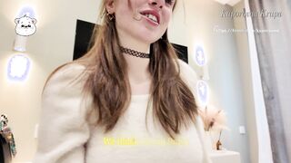 SEX VIDEO BLOG / taking a shower, giving a blowjob in the fitting room, etc. | Kuporovaa Krupa