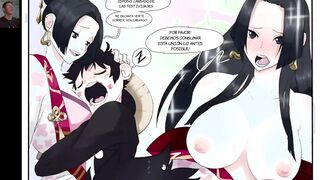 Boa Hancock and his honeymoon with Luffy