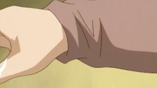 Anime babes fucked after masturbating