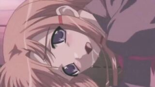 Anime babes fucked after masturbating