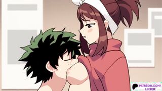 Uraraka And Deku Cyte Fuck - Crempied Ass From My HEro Academia Hentai Animation