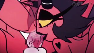 Helluva Boss 3some Blitzo x Moxxie x Millie MMF