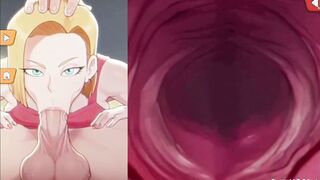 Hentai deepthroat Android 18 Gears Deep