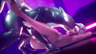 Subverse - Lily Monster scenes (4K, 3D Hentai Game, Uncensored)