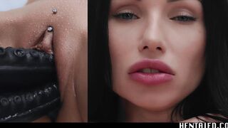 Big Tits Sasha Rose Overflowing with Hot CUM - 3d Hentai Double Penetration Uncensored Creampie