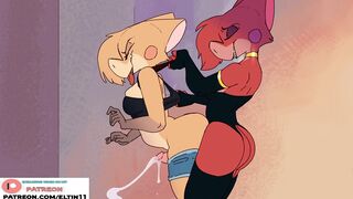 Horny Futanari Furry Girl Hard Anal Fucked And Creampie - Futa Furry Cartoon 60Fps