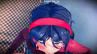 Miside - Mita gives you your reward for staying with her