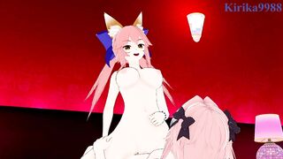Tamamo no Mae and Astolfo have intense sex at a love hotel. - Fate/Grand Order Hentai