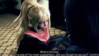 [3D] [Honey Select2] Gal futa x Female teacher