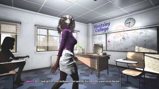 I corrupt my teacher to take off panties in class and show me her pussy (Lessons Of Corruption) P2