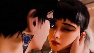 3D lesbian 2b, Eve and Bayonetta