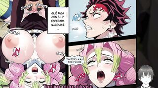 [ENG SUB] Demon Slayer Hentai: Mitsuri gives Tanjiro special training