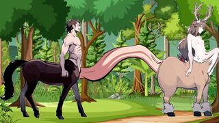 Centaur with Monster Cock Hentai Cartoon Porn Animation