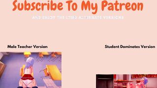 College MILF Seduces Bratty Popular Girl After a Long Tutoring Session | 3D Lesbian Hentai + POV