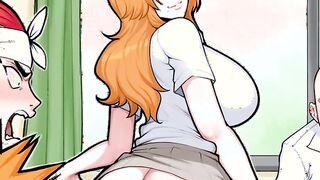 With Rangiku in School Uniform, the Only Command is Lust and Gangbang