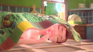 3DGSPOT Tiny Trans Fucks With Giant Busty Trans 3D CARTOON PORN